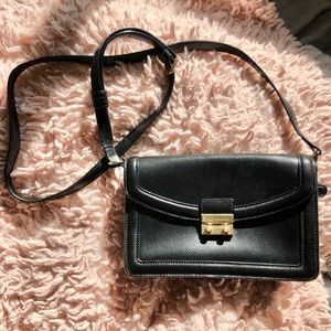 Vera Bradley black leather purse